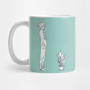 Girl and Plant Mug